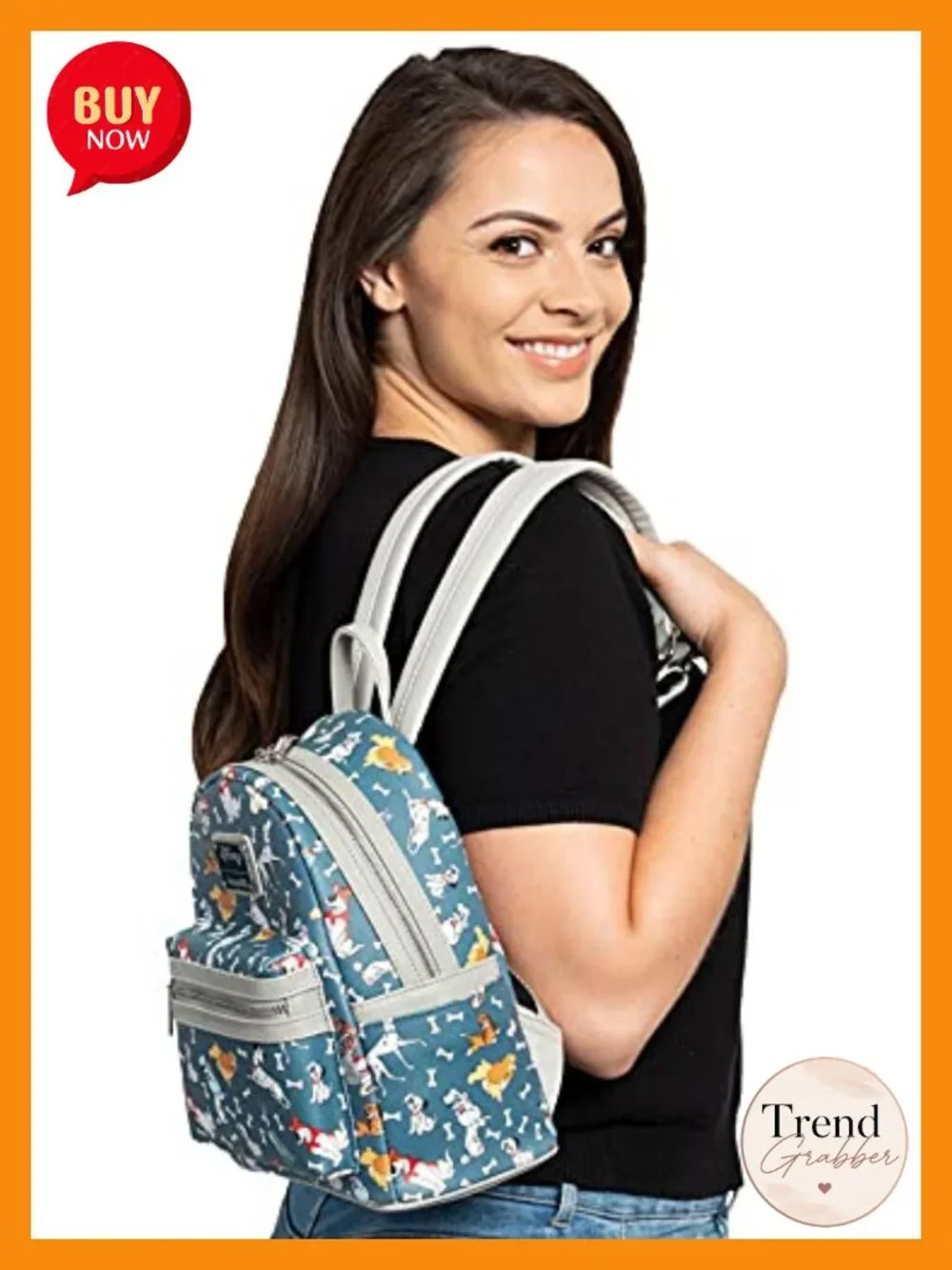 Loungefly Disney Dogs Mini Backpack Faux Leather Fashion Backpack